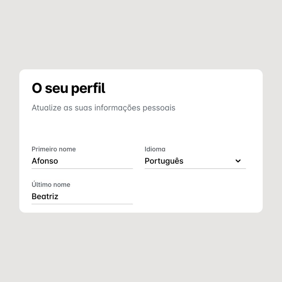 Payhawk spend management platform now available in Portuguese - language swith screenshot